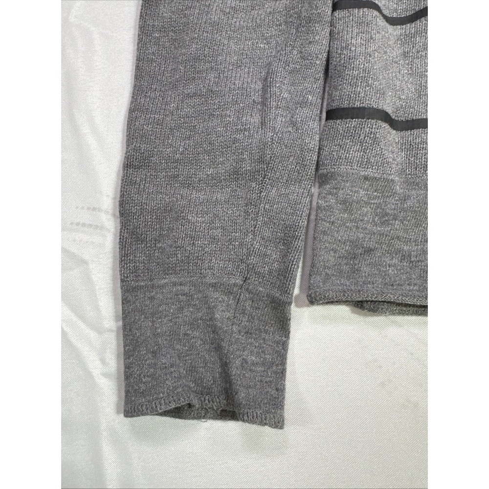 Vintage Polo Jeans Co Ralph Lauren Gray Knit Sweater Womens Small Y2K Cotton - Picture 4 of 5